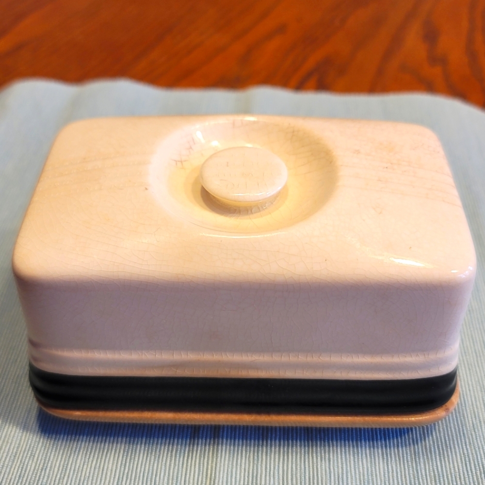 VTG RARE Universal Cambridge Large Lidded Butter Dish